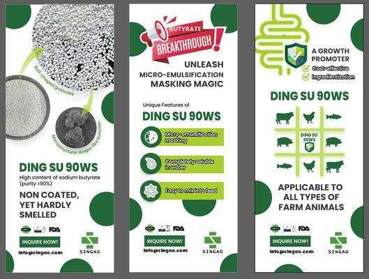 Без запаха, не покрытый натриевый бутират 90% для воды